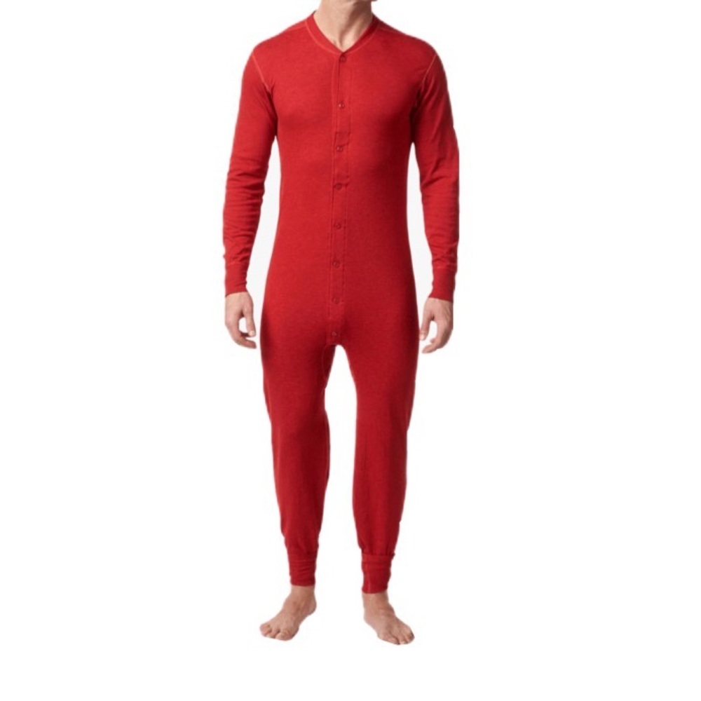 Men's Stanfield’s Premium Cotton Union Suit Onesie, Made in Canada